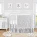 Sweet Jojo Designs Lace 4 Piece Crib Bedding Set Polyester in Gray | Wayfair Lace-GY-Crib-4