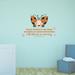 Zoomie Kids Every Action Cute Ladybug Life Quote Vinyl Wall Decal Metal in Orange | 20 H x 40 W in | Wayfair D83451FA52D746069E8C03A15A5D274A