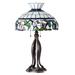Meyda Lighting 31" High Rose Vine Table Lamp Glass/Metal in Brown | 31 H x 20 W x 20 D in | Wayfair 228803