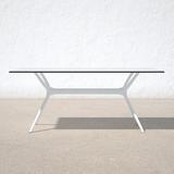 AllModern Farrah Plastic Dining Table Plastic in White | 29.5 H x 55 W x 31.5 D in | Outdoor Dining | Wayfair A613D2E3149A4677900AE8549142A002