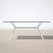 AllModern Farrah Plastic Dining Table Plastic in White | 29.5 H x 55 W x 31.5 D in | Outdoor Dining | Wayfair A613D2E3149A4677900AE8549142A002