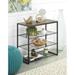 17 Stories Batterton 25" H x 24.8" W x 11.8" D Storage Shelves Steel in Black/Gray | 25 H x 24.8 W x 11.8 D in | Wayfair