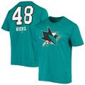 Men's Fanatics Branded Tomas Hertl Teal San Jose Sharks Underdog Name & Number T-Shirt