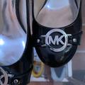 Michael Kors Shoes | Black Heels | Color: Black/Silver | Size: 7