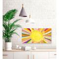 Latitude Run® Little Sunshine Detail by Eli Halpin - Wrapped Canvas Print Canvas | 12 H x 24 W x 1.5 D in | Wayfair