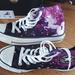 Converse Shoes | Converse Sneakers With Unicorns | Color: Black/Purple | Size: 7