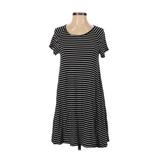 Old Navy Casual Dress: Black Stripes Dresses - Women's Size X-Small