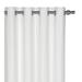 Eastern Accents Breeze Pure Linen Solid Room Darkening Grommet Single Curtain Panel Linen in White | 84 H in | Wayfair 7V8-CUA-157-GR