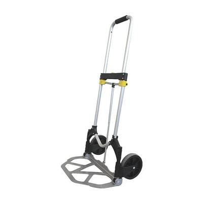 Viso Klappbare Alu-Stapelkarre mit Gummibereifung bis 100 kg silber, 49x108x51.5 cm