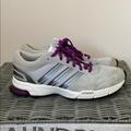 Adidas Shoes | Adidas Marathon Trail Running Shoes Women 8 | Color: Gray/Purple | Size: 8