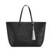 Victoria's Secret Bags | Nwt Victoria's Secret Black Leather Tote Bag | Color: Black | Size: Os