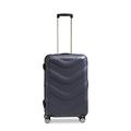 STRATIC Arrow 2 Hartschalen-Koffer Trolley Reisekoffer Rollkoffer 4 Rollen TSA-Zahlenschloss, Größe M, Blue