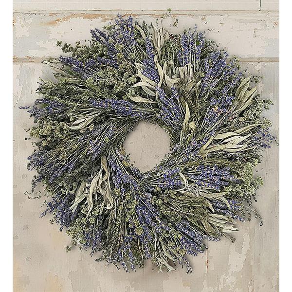 preserved-lavender-wreath-16"-preserved-lavender-wreath-by-1-800-flowers/
