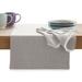 French Perle Solid Color Table Runner 14 x 90, 14 x 90, Natural