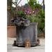 Jardinopia Beatrix Potter Squirrel Nutkin Bronze Coloured Planter Feet In Gift Box Plastic/Stone in Gray | 3.9 H x 2.73 W x 3.12 D in | Wayfair