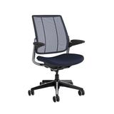 Humanscale Smart Task Chair Upholstered in Gray/White | 45 H x 26.5 W x 26 D in | Wayfair S413CM51K507XFSHNSC