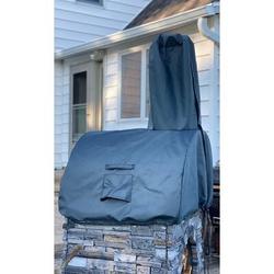 WPPO LLC Karma Series Wood-Fired Oven Cover - Fits up to 28" Nylon in Gray | 42 H x 28 W x 27 D in | Wayfair WKAC-K01S