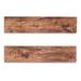 Gracie Oaks Carbonville 2 Piece Poplar Solid Wood Floating Shelf Wood in Brown | 1.38 H x 48 W x 6 D in | Wayfair 7DF09BD8DC6C49968D28C6A2FA900B76