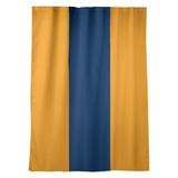 ArtVerse Utah Basketball Striped Blackout Rod Pocket Single Curtain Panel Polyester in Green/Blue | 87 H in | Wayfair NBS387-SOCB58