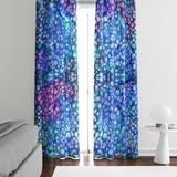 Folk N Funky Abstract Semi-Sheer Curtain Panels (DSQ is set to 2) Polyester | 52 H in | Wayfair WC033-2052