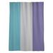 ArtVerse Charlotte Basketball Striped Sheer Rod Pocket Single Curtain Panel Polyester in Gray/Green/Blue | 87 H in | Wayfair NBS031-SOCS58