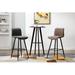 Corrigan Studio® Arviso 29" Bar Stool Upholstered/Metal in Gray | 39.9 H x 16.9 W x 19.3 D in | Wayfair 255AA7D4067C4933BB8A4037F8C03F9A