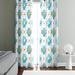 Folk N Funky Geometric Semi-Sheer Curtain Panels Polyester | 61 H in | Wayfair WC144-2061