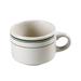 YancoMelamine Yanco GB-23 Green Band Stackable Coffee/Tea Cup Porcelain/Ceramic in White | 2.5 H in | Wayfair