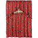 The Holiday Aisle® Addi Festive Elegance Kitchen Curtain Polyester | 36 H x 36 W x 0.2 D in | Wayfair 1E188D8B8EDE4D178333E4B24F1950E8