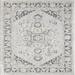 Gray/White 84 x 60 x 0.5 in Area Rug - Ophelia & Co. Jeffcoat Oriental Cream/Gray Area Rug Polypropylene | 84 H x 60 W x 0.5 D in | Wayfair