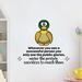 Zoomie Kids Private Sacrifices Duck Life Cartoon Quotes Wall Decal Vinyl in Brown/Green | 27 H x 30 W in | Wayfair E818D293270A4DAAAE30A2BE4C35863E