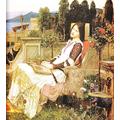 Jw 17 Saint Cecilia Detail 1895 J W Waterhouse sqs - Film Movie Poster - Best Print Art Reproduction Quality Wall Decoration Gift - A0 Poster (40/33 inch) - (119/84 cm) - Glossy Thick Photo Paper