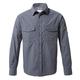Craghoppers Men's Kiwi Long Sleeve Shirt, Ombre Blue, 4XL
