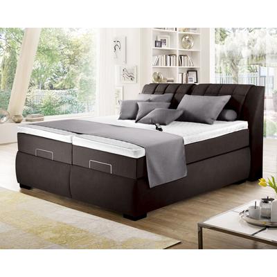 Winkle »Tudor« Elektro-Boxspringbett motorisch verstellbar / 9640 Anthrazit / 200x200 cm / H4 Image