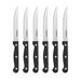 Cuisinart 6 Piece Steak Knife Set Stainless Steel in Black/Gray | Wayfair C77TR-6PSK