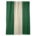 ArtVerse Milwaukee Basketball Striped Blackout Rod Pocket Single Curtain Panel Polyester in Green/White/Blue | 87 H in | Wayfair NBS213-SOCB58