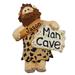 The Holiday Aisle® Man Cave Hanging Figurine Ornament Plastic in Black/Brown | 3.75 H x 3 W x 0.5 D in | Wayfair 5BB16D764038437C987980041EEBB19A