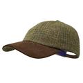 Borges & Scott The Sligo - Baseball Cap - 100% Wool – Irish Tweed – Nubuck Peak - Country Green