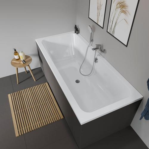 Duravit D-Code Rechteck-Badewanne, Einbau, 700101000000000