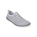 Wide Width Women's CV Sport Ariya Slip On Sneaker by Comfortview in Pearl Grey (Size 10 1/2 W)