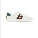 Gucci Shoes | Gucci Pearl And Spike Ace Sneaker | Color: Green/White | Size: 7