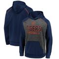 Men's Fanatics Branded Charcoal/Navy Detroit Tigers Game Day Ready Raglan Pullover Hoodie