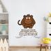 Zoomie Kids Friends Monkey Vinyl Wall Decal Metal in Brown | 40 H x 40 W in | Wayfair 1B6A6B26FB034B51A6F4DE11DD919E3A