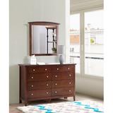 Three Posts™ Baby & Kids Moriah 8 Drawer 58" W Double Dresser Wood in Brown | 39 H x 58 W x 18 D in | Wayfair FEA85AF306304BB5A890A5A6F670BCBA