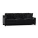 Corrigan Studio® Carollton 93" Square Arm Sofa Bed w/ Reversible Cushions Polyester | 29 H x 93 W x 38 D in | Wayfair