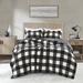 Latitude Run® Centkowski Sherpa Down Alternative 3 Piece Comforter Set Polyester/Polyfill/Microfiber in Black | King Comforter + 2 Shams | Wayfair