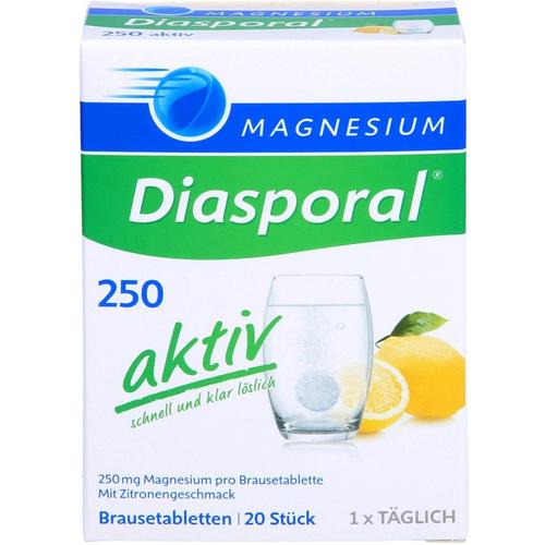 Protina Pharmazeutische – MAGNESIUM DIASPORAL 250 aktiv Brausetabletten Mineralstoffe