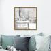 Oliver Gal Fashion & Glam Dream Boxes - Graphic Art Canvas in Gray/White | 20 H x 20 W x 1.5 D in | Wayfair 21776_20x20_CANV_PSGLD