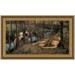 Vault W Artwork A Naiad, 1905 by John William Waterhouse Framed Painting Print Canvas in Brown/Green | 18.25 H x 27.25 W x 2 D in | Wayfair P02732