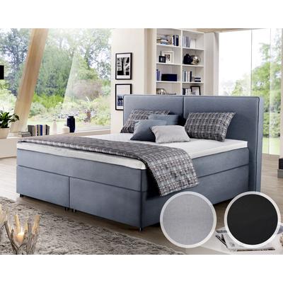 Winkle »Kiruna« Boxspringbett 180x200 cm / 9418 Silber / H3 Image
